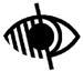 Pictogramme handicap visuel