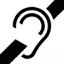 pictogramme handicap auditif