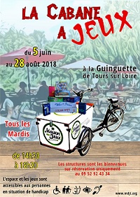 Affiche de la cabane à jeux