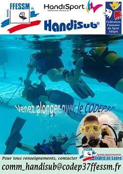 Affiche de l'activité plongée handisub