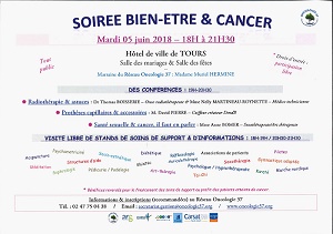 Affiche de la soirée bien-être et cancer
