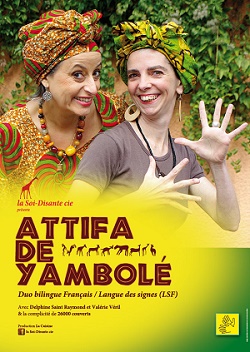 affiche du théatre en L.S.F