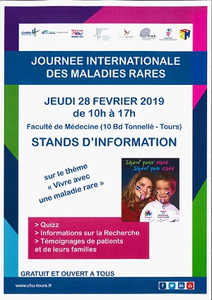 Affiche de la journée d'informations sur les maladies rares