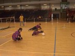 photo lors d'un match de torball