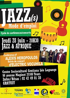 Affiche de la soirée et du concert