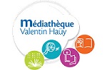 Logo de la médiathèque valentin Haüy