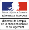 Aller sur le site du Ministère de l'emploi, de la cohésion sociale et du logement