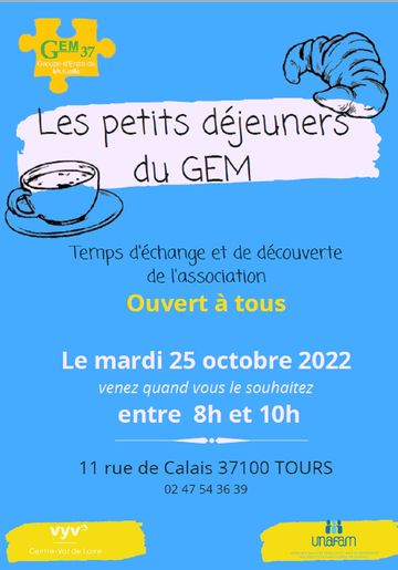 Petit déjeuner au G.E.M Tours nord.