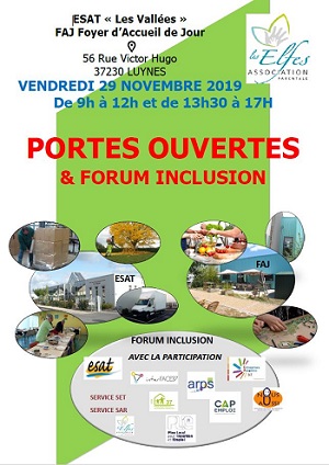 Affiche de la journée portes ouverte de l'E.S.A.T