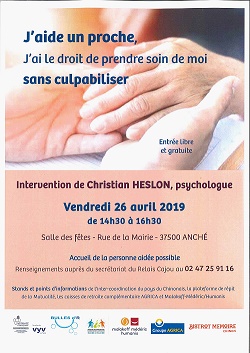 Affiche journee des aidants à Anché