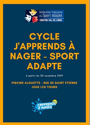 Affiche du cycle j'apprends à nager