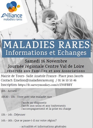 Affiche de la journée régionale maladies rares