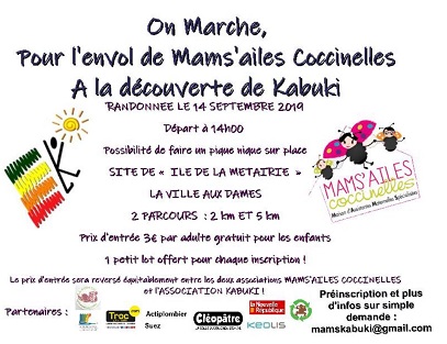 Affiche annonçant la randonnée solidaire