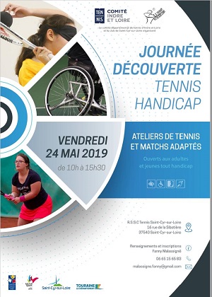 Affiche de la journée de tennis adapté