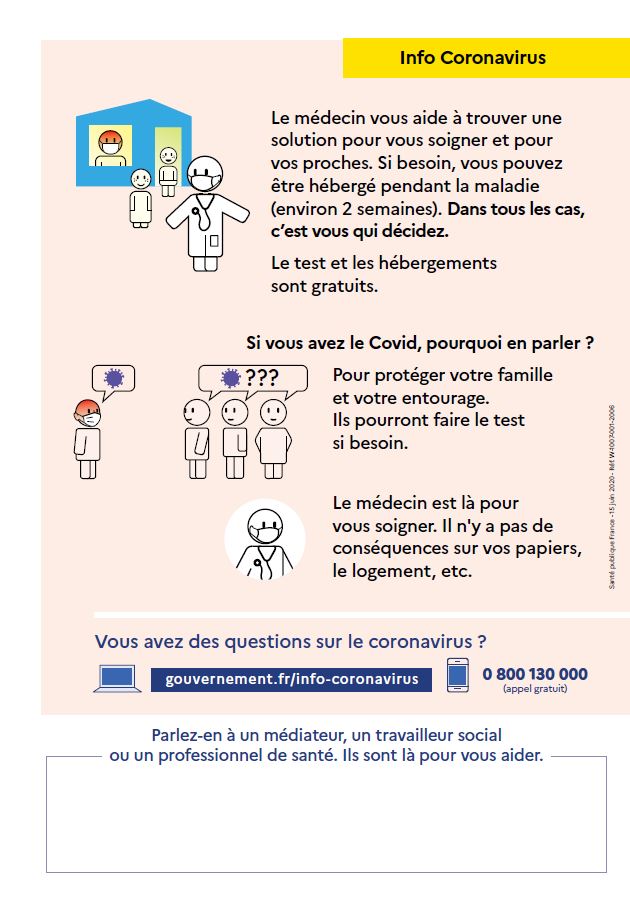 suite de l'affiche Covid-19, gestes barrières même l'été