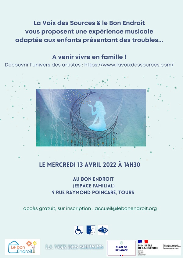 Affiche de la sieste bercée, silhouette d'une femme qui souffle des étoiles avec sa main sur une lune en macramé
