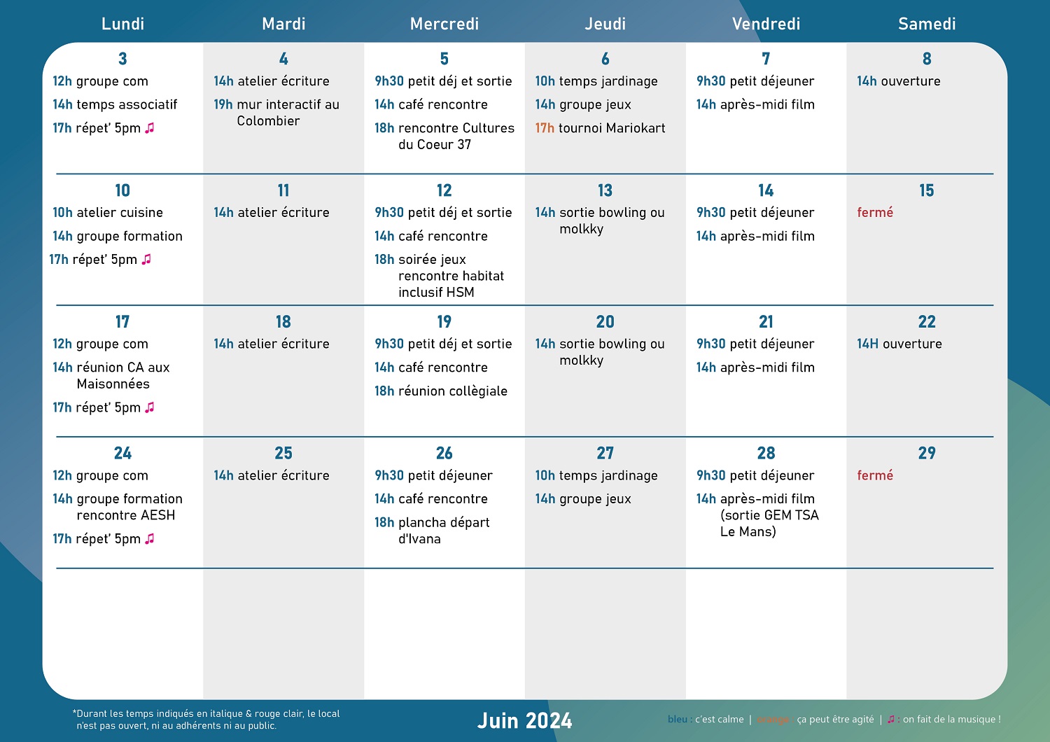 calendrier une case par jour