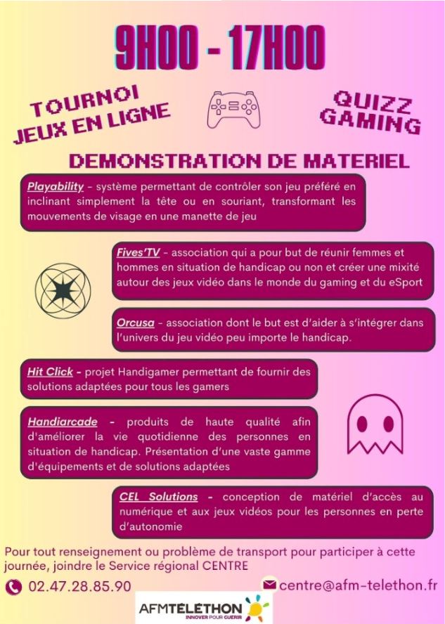 Descriptif des matériels pour jouer en ligne
