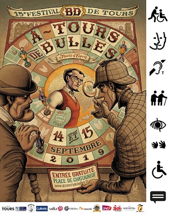Affiche du festival A Tours de Bulles