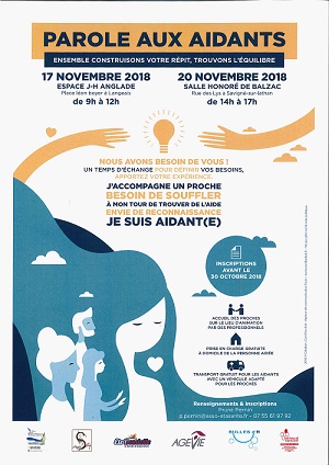 Affiche de parole aux aidants