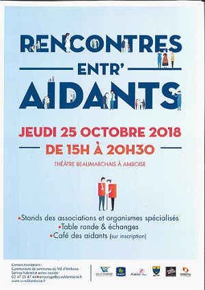 Affiche de la manifestation rencontre entre aidants