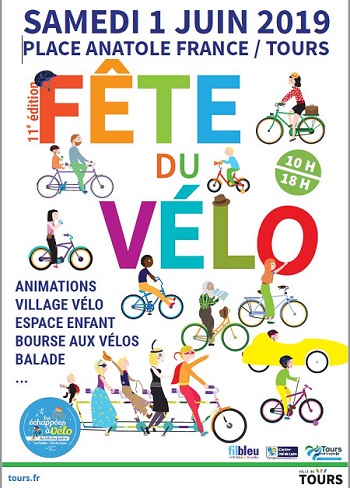 Affiche de la fête du vélo