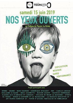 Affiche de la manifestation "Nos yeux ouverts"