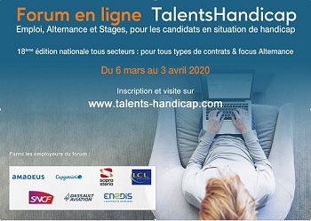 Affiche du forum talents en ligne