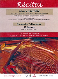 Affiche du récital